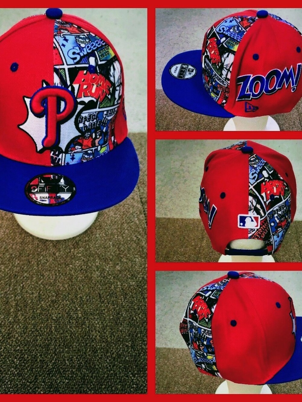 PHILADELPHIA PHILLIES MLB BASEBALL SNAPBACK HAT.